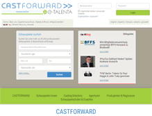 Tablet Screenshot of castforward.de